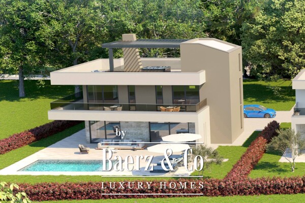 photo 5 Istria, Tar-Vabriga, a stunning modern villa with a sea view NEWLY BUILT