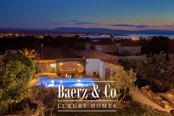 photo 13 Island of Krk, Malinska, Sveti Vid, beautiful Mediterranean villa with pool