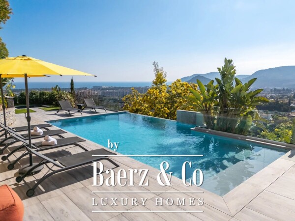 photo 1 Contemporary Elegance at the Gates of Cannes: Sea View & High-End Amenities