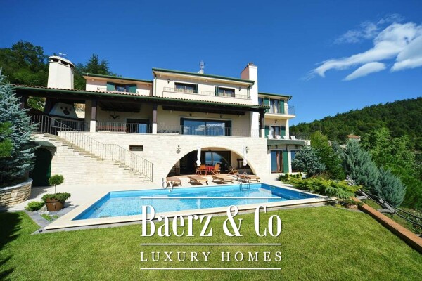 photo 2 Opatija, Matulji, villa with swimming pool and panoramic sea view