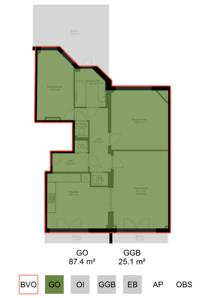 Floor Plan 3 - Olympiaplein 156 1