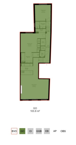 Floor Plan 2 - Keizersgracht 699 B