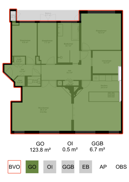 Floor Plan 3 - Tintorettostraat 10 1