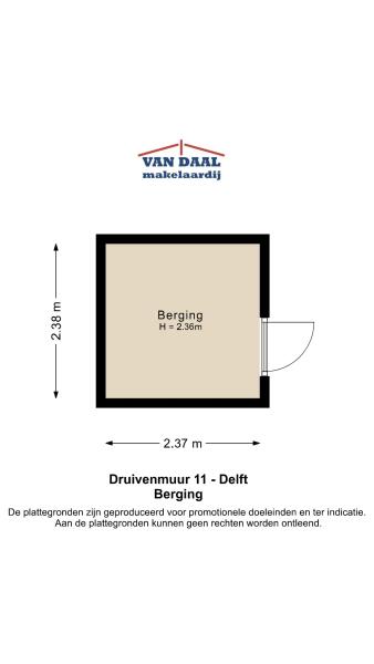 Floor Plan 7 - Druivenmuur 11
