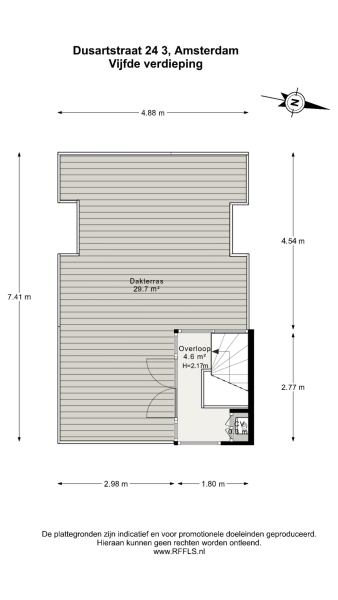Floor Plan 5 - Dusartstraat 24 3