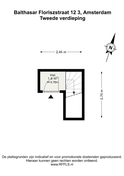 Floor Plan 7 - Balthasar Floriszstraat 12 3