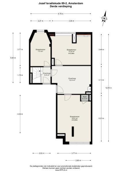 Floor Plan 3 - Jozef Israëlskade 89 2