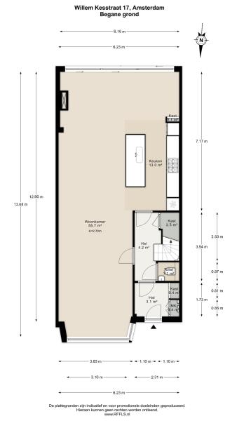Floor Plan 1 - Willem Kesstraat 17