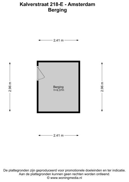 Floor Plan 4 - Kalverstraat 218 E