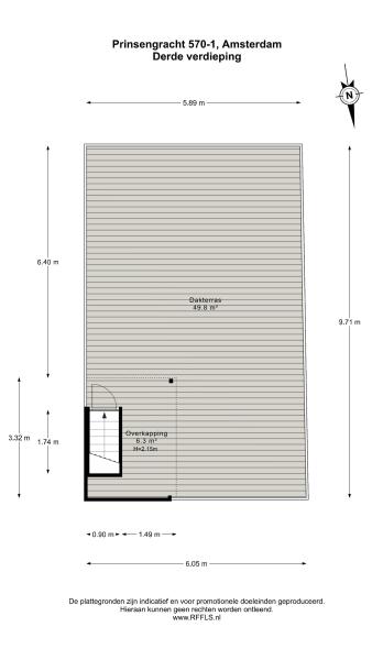 Floor Plan 3 - Prinsengracht 570 1